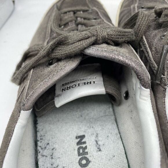 Tretorn Nylite Gray Suede Lace Up Sneakers Size 8.5 - Picture 7 of 12